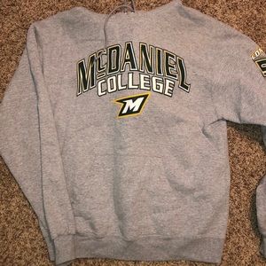 McDaniel College sweatshirt